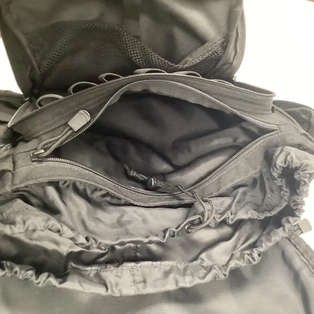 Rapdom Tactical Gear T311 Black Messenger Bag MOLLE Shoulder Utility EDC Pack